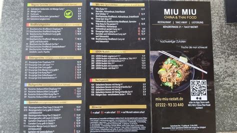 restaurant miu miu rastatt|Jetzt bestellen bei MIU MIU China Thai Food .